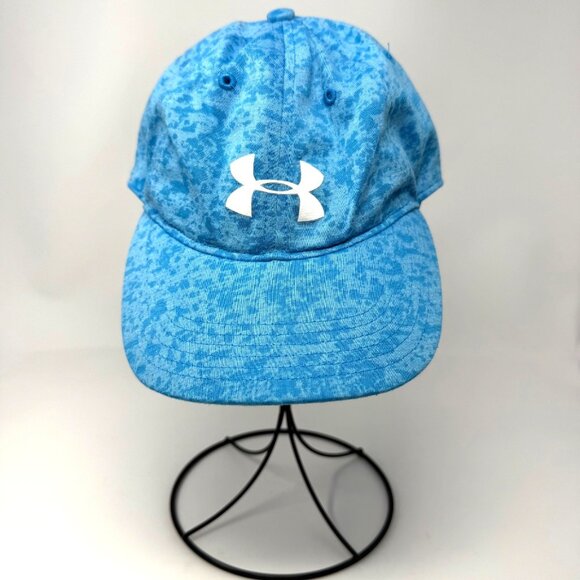 Women's UA Under Armour Performance Athletic Running Hat Blue Adjustable - Picture 1 of 6